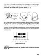 Предварительный просмотр 27 страницы Honda HHH25D Owner'S Manual