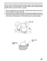 Предварительный просмотр 29 страницы Honda HHH25D Owner'S Manual