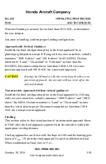 Preview for 316 page of Honda HondaJet HA-420 Pilots Operating Manual