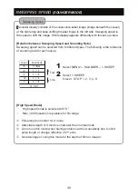 Preview for 45 page of Honda Hondex HE-773-III-Di Operation Manual