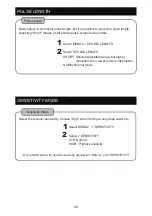 Preview for 54 page of Honda Hondex HE-773-III-Di Operation Manual