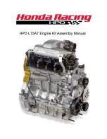 Honda HPD L15A7 Assembly Manual preview
