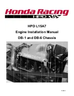 Honda HPD L15A7 Installation Manual preview