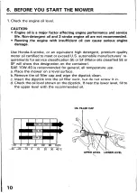 Preview for 12 page of Honda HR173 Owner'S Manual