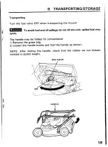 Preview for 21 page of Honda HR173 Owner'S Manual