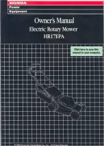 Honda HR17EPA Owner'S Manual preview