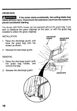 Preview for 12 page of Honda HR17EPA Owner'S Manual