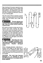 Preview for 17 page of Honda HR17EPA Owner'S Manual