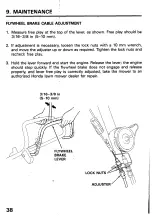 Preview for 40 page of Honda HR195PDA Owner'S Manual