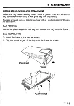 Preview for 43 page of Honda HR195PDA Owner'S Manual