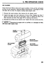 Preview for 27 page of Honda HR21-5 Owner'S Manual