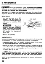 Preview for 40 page of Honda HR21-5 Owner'S Manual