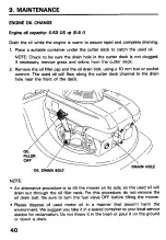 Preview for 42 page of Honda HR21-5 Owner'S Manual