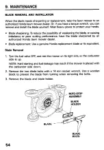 Preview for 56 page of Honda HR21-5 Owner'S Manual