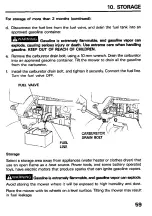 Preview for 61 page of Honda HR21-5 Owner'S Manual