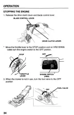 Preview for 36 page of Honda HR215HMA Owner'S Manual