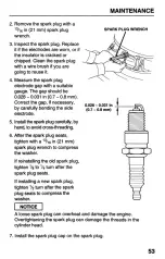 Preview for 55 page of Honda HR215HMA Owner'S Manual