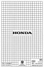 Preview for 95 page of Honda HR215HMA Owner'S Manual