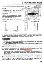 Preview for 17 page of Honda HRA215PDA Owner'S Manual