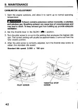 Предварительный просмотр 44 страницы Honda HRA215PDA Owner'S Manual