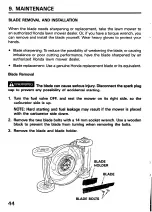 Предварительный просмотр 46 страницы Honda HRA215PDA Owner'S Manual