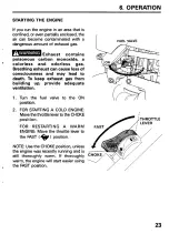 Preview for 27 page of Honda HRA215SXA Owner'S Manual