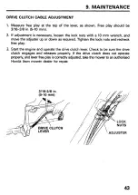 Preview for 47 page of Honda HRA215SXA Owner'S Manual