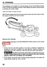 Preview for 56 page of Honda HRA215SXA Owner'S Manual