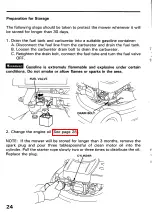 Preview for 26 page of Honda HRA216 Owner'S Manual