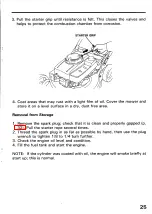 Preview for 27 page of Honda HRA216 Owner'S Manual