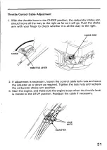 Preview for 31 page of Honda HRA216 Owner'S Manual