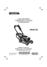 Preview for 1 page of Honda HRB476C Owner'S Manual