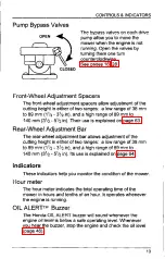 Preview for 21 page of Honda HRC 7013 Owner'S Manual