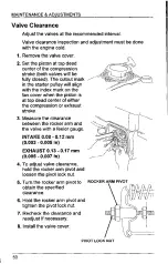 Preview for 58 page of Honda HRC 7013 Owner'S Manual