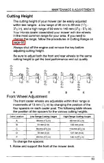 Preview for 71 page of Honda HRC 7013 Owner'S Manual