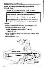 Preview for 82 page of Honda HRC 7013 Owner'S Manual