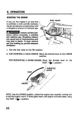 Предварительный просмотр 24 страницы Honda HRC215 Owner'S Manual