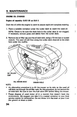 Предварительный просмотр 36 страницы Honda HRC215 Owner'S Manual