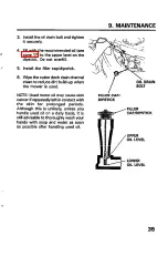 Предварительный просмотр 37 страницы Honda HRC215 Owner'S Manual