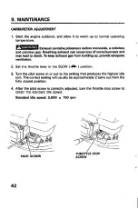 Предварительный просмотр 44 страницы Honda HRC215 Owner'S Manual