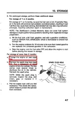 Предварительный просмотр 49 страницы Honda HRC215 Owner'S Manual