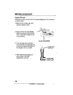 Preview for 20 page of Honda HRC215PDA Owner'S Manual