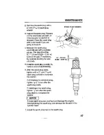 Preview for 49 page of Honda HRC215PDA Owner'S Manual