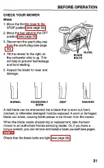 Preview for 23 page of Honda HRC215SXA Owner'S Manual