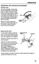 Preview for 33 page of Honda HRC215SXA Owner'S Manual