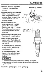 Preview for 53 page of Honda HRC215SXA Owner'S Manual