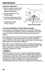 Preview for 54 page of Honda HRC215SXA Owner'S Manual