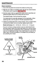 Preview for 60 page of Honda HRC215SXA Owner'S Manual