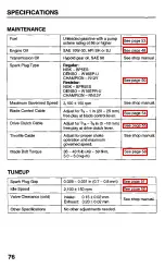 Preview for 78 page of Honda HRC215SXA Owner'S Manual