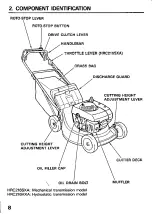 Preview for 10 page of Honda HRC216 Owner'S Manual